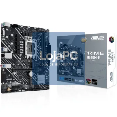Placa-mãe Asus Prime H610M-E-CSM/ Socket 1700/ DDR5/ PCIe 4.0/ Micro ATX