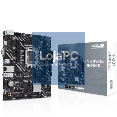 Placa-mãe Asus Prime H610M-K Socket 1700/ DDR5/ PCIe 4.0/ Micro ATX