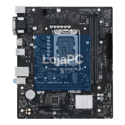 Placa-mãe Asus Prime H610M-R D4 Socket 1700/ DDR4/ PCIe 4.0/ Micro ATX/ Bulk
