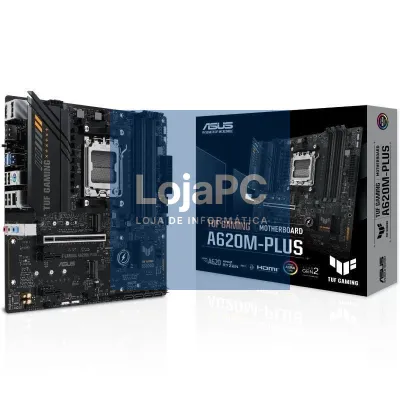 Placa-mãe Asus TUF GAMING A620M-PLUS Socket AM5/ DDR5/ PCIe 4.0/ Micro ATX
