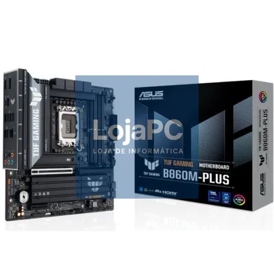 Placa-mãe Asus TUF GAMING B860M-PLUS Socket 1851/ DDR5/ PCIe 5.0/ Micro ATX
