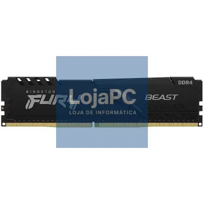 Memória RAM Kingston FURY Beast 8GB/ DDR4/ 3600MHz/ 1.35V/ CL17/ DIMM