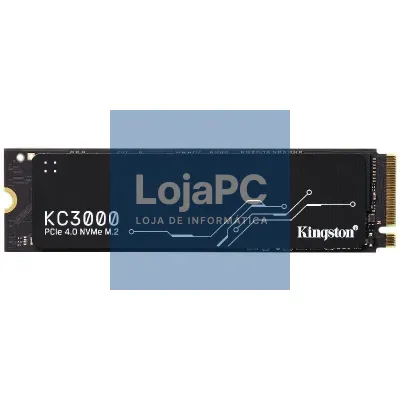 Disco SSD Kingston KC3000 512GB/ M.2 2280 PCIe Gen4/ com Dissipador de Calor/ Full Capacity