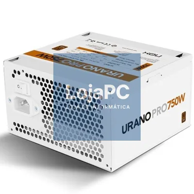 Fonte de alimentação Nox Hummer Urano Pro White/ 750W/ Ventoinha 12cm/ 80 Plus Bronze/ Branca