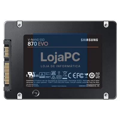 Disco SSD Samsung 870 EVO 2TB/ SATA III/ Full Capacity