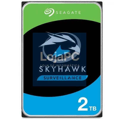 Disco rígido Seagate SkyHawk Surveillance 2TB/ 3.5'/ SATA III/ 256MB