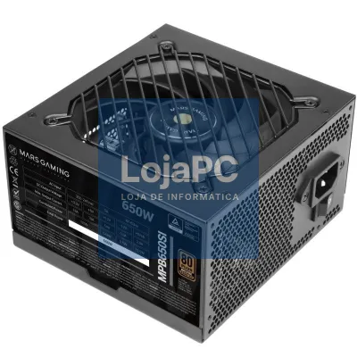 Fonte de alimentação Mars Gaming MPB650SI/ 650W/ Ventoinha 12cm/ 80 Plus Bronze