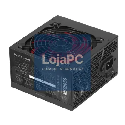 Fonte de alimentação Mars Gaming MPIII850/ 850W/ Ventoinha 12cm