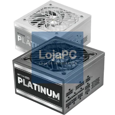 Fonte de alimentação Mars Gaming MPT850/ 850W/ Ventoinha 14cm/ ATX 3.1/ PCIe 5.1/ 80 Plus Platinum/ Preta