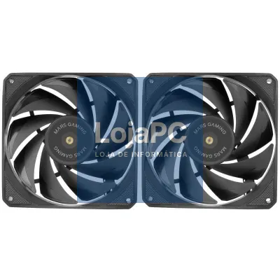Pack 2 Ventoinhas Mars Gaming MF-NCLX2/ 12cm