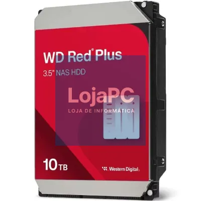 Disco rígido Western Digital WD Red Plus NAS 10TB/ 3.5'/ SATA III/ 512MB