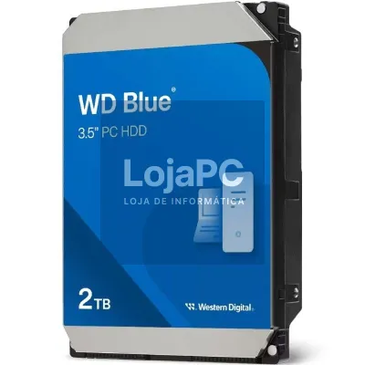 Disco rígido Western Digital WD Blue PC Desktop 2TB/ 3.5'/ SATA III/ 64MB
