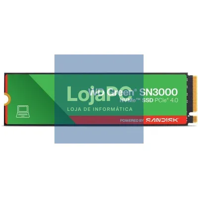 Disco SSD SanDisk WD Green SN3000 2TB/ M.2 2280 PCIe Gen4/ Full Capacity