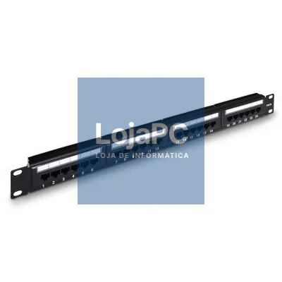 Patch Panel Aisens A141-0307/ 24 Portas/ Cat.5e/ Altura 1U