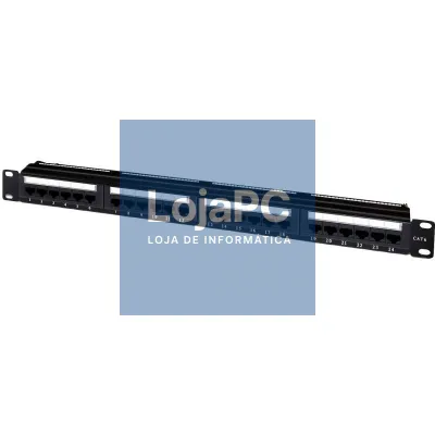 Patch Panel Aisens A141-0308/ 24 Portas/ Cat.6/ Altura 1U