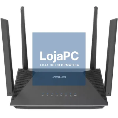 Router sem fios Asus RT-AX52/ WiFi 6/ 1800Mbps/ 2.4GHz 5GHz/ 4 Antenas/ WiFi 802.11ax/ac/n/a/ - n/b/g