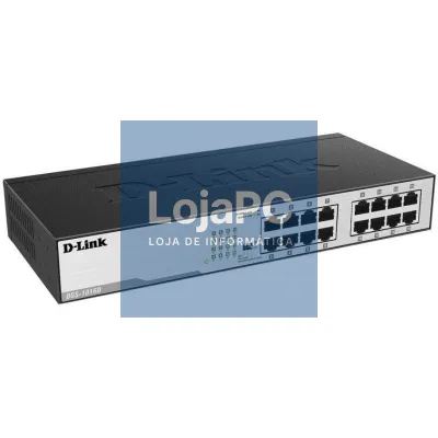 Switch D-Link DGS-1016D 16 Portas/ RJ-45 Gigabit 10/100/1000