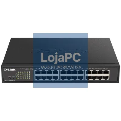 Switch Gerível D-Link DGS-1100-24PV2 24 Portas/ RJ-45 Gigabit 10/100/1000 PoE