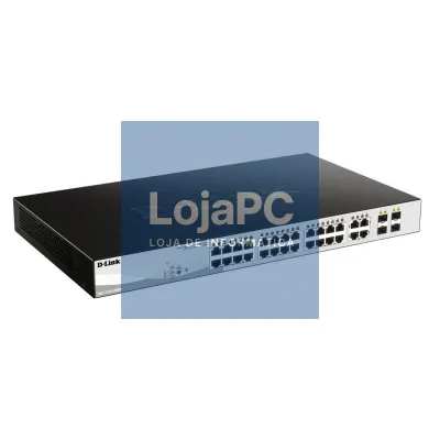 Switch D-Link Smart Plus DGS-1210-28MP 28 Portas/ RJ-45 10/100/1000 PoE/ SFP