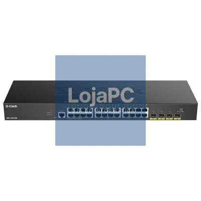 Switch Gerível D-Link DGS-1250-28X 28 Portas/ RJ-45 Gigabit 10/100/1000/ SFP