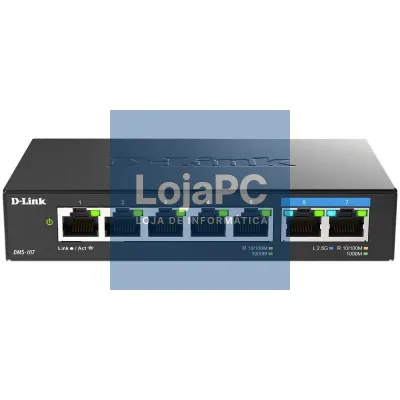 Switch D-Link DMS-107 7 Portas/ RJ-45 10/100/1000