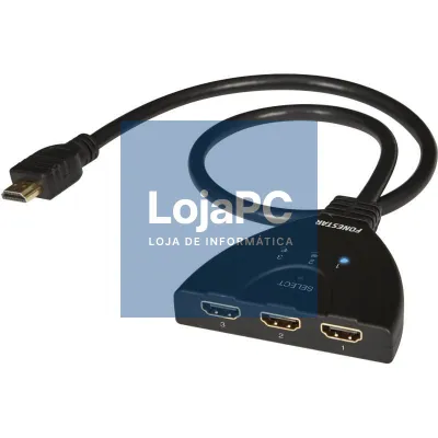 Switch HDMI 3 en 1 Fonestar FO-513/ 3xHDMI