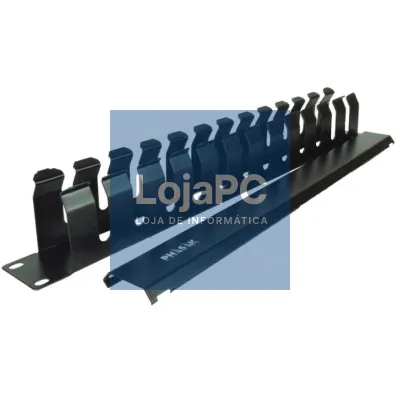 Panel Guía Cabos com Tapa para Rack 19' Phasak PA 5095/ Altura 1U