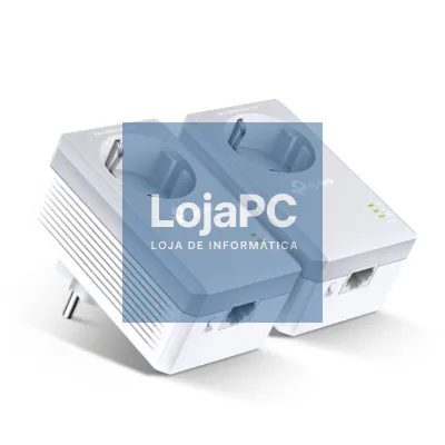 Adaptador Powerline TP-Link TL-PA4010P KIT 600Mbps/ Alcance 300m/ Pack de 2