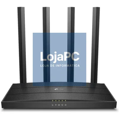 Router sem fios TP-Link Archer C6 1200Mbps/ 2.4GHz 5GHz/ 4 Antenas/ WiFi 802.11ac/n/a - b/g/n
