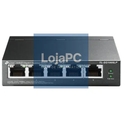 Switch TP-Link TL-SG1005LP 5 Portas/ RJ-45 10/100/1000/ PoE