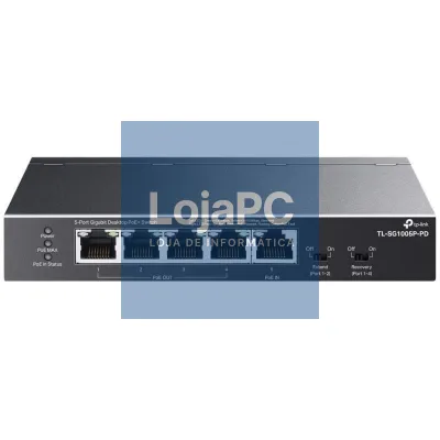 Switch TP-Link TL-SG1005P-PD 5 Portas/ RJ-45 1/ 2.5Gbps PoE