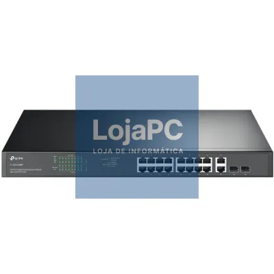 Switch TP-Link TL-SG1218MP V2 20 Portas/ RJ-45 10/100/1000 PoE+/SFP