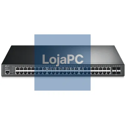 Switch Gerível TP-Link Omada JetStream TL-SG3452P V2 52 Portas/ RJ-45 10/100/1000/ PoE+/ SFP