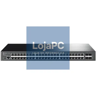 Switch Gerível TP-Link Omada JetStream TL-SG3452X 52 Portas/ RJ-45 10/100/1000/ SFP+ 10GBE