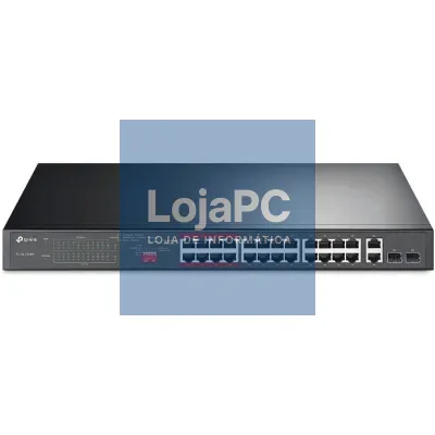 Switch TP-Link TL-SL1226P 26 Portas/ RJ-45 10/100/1000 PoE/ SFP