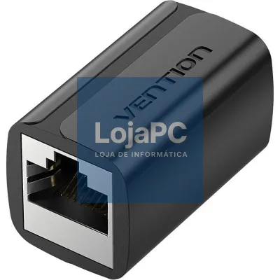 Adaptador Conector Vention RJ45 IPWB0 Cat.7 FTP/ RJ45 Fêmea - RJ45 Fêmea/ Preto