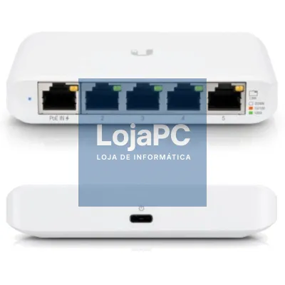 Switch Gerível Ubiquiti USW-Flex Mini 5 Portas/ RJ45 10/100/1000 POE