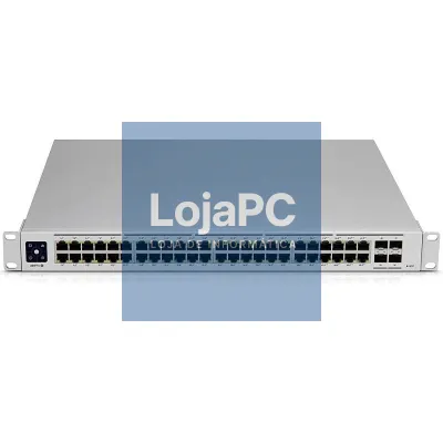 Switch Ubiquiti USW-PRO-48-POE/ 48 Portas/ RJ45 10/100/1000 PoE/ SFP