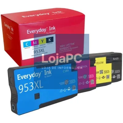Tinteiro compatível Xerox 006R04988 compatível com HP 953XL MultiPack/ 1600 páginas/ Preto/ Ciano/ Magenta/ Amarelo