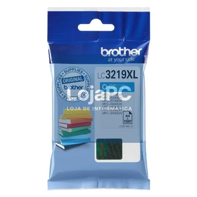 Tinteiro Original Brother LC-3219C XL Alta Capacidade/ Ciano