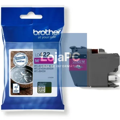 Tinteiro Original Brother LC-422/ Magenta