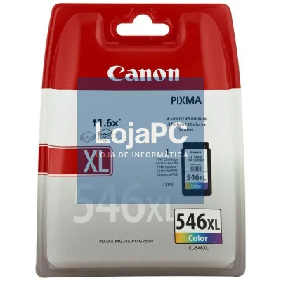 Tinteiro Original Canon CL-546XL Alta Capacidade/ Tricolor