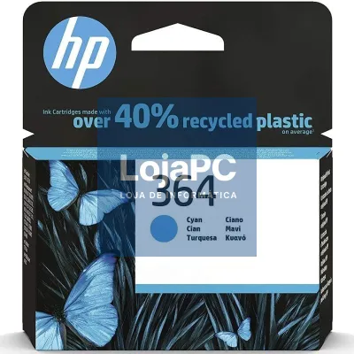 Tinteiro Original HP nº364/ Ciano