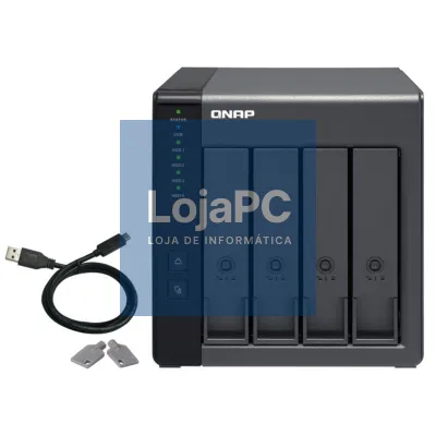 DAS QNAP TR-004/ 4 Baías 3.5'- 2.5'/ Formato Torre