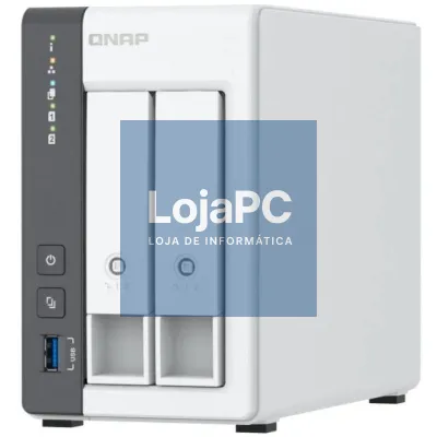 NAS QNAP TS-216G/ 2 Baías 3.5'- 2.5'/ 4GB DDR4/ Formato Torre