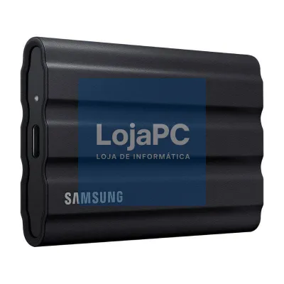Disco externo SSD Samsung Portable T7 Shield 2TB/ USB 3.2/ Preto