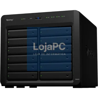 NAS Synology Diskstation DS2422+/ 12 Baías 3.5'- 2.5'/ 4GB DDR4/ Formato Torre
