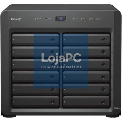 NAS Synology Diskstation DS3622XS+/ 12 Baías 3.5'- 2.5'/ 16GB DDR4/ Formato Torre