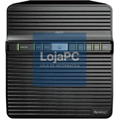 NAS Synology Diskstation DS423/ 4 Baías 3.5'- 2.5'/ 2GB DDR4/ Formato Torre