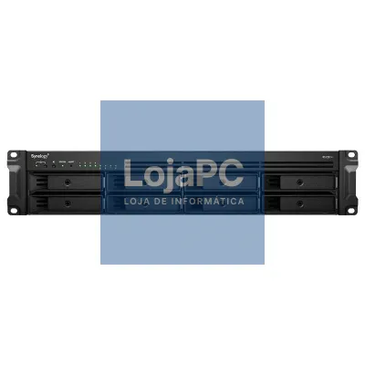 NAS Synology Diskstation RS1221RP+/ 8 Baías 3.5'- 2.5'/ 4GB DDR4/ Formato Rack